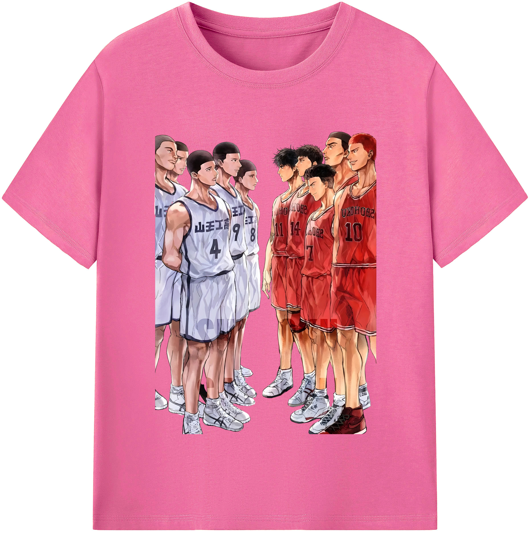 （画像用） SLAM DUNK／スラムダンク レディースカジュアルプリントTシャツ（綿100％）